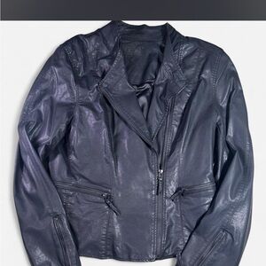 BlankNYC black Vegan leather moto Jacket